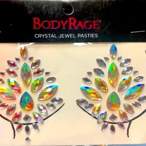 Womens Adult Chest Nipple Rhinestones Gem Pasties Art Stickers Costume Cosplay